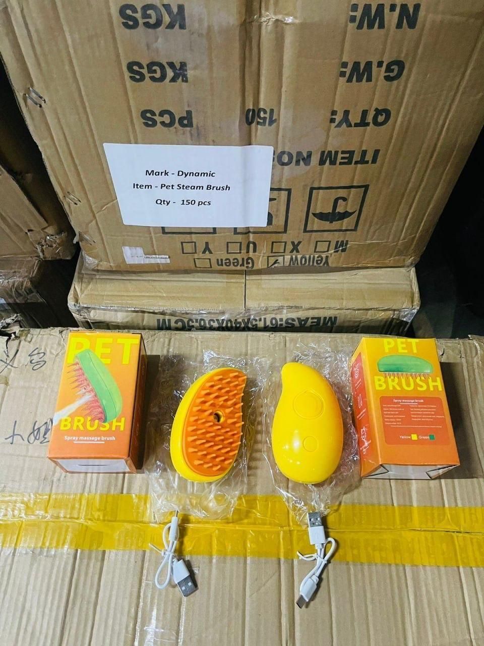 Pets hair remover simple New 3 In1 Steamy Pet Cat Brush Cleanser Vapor, Steaming Pet Hair Brush, Pet